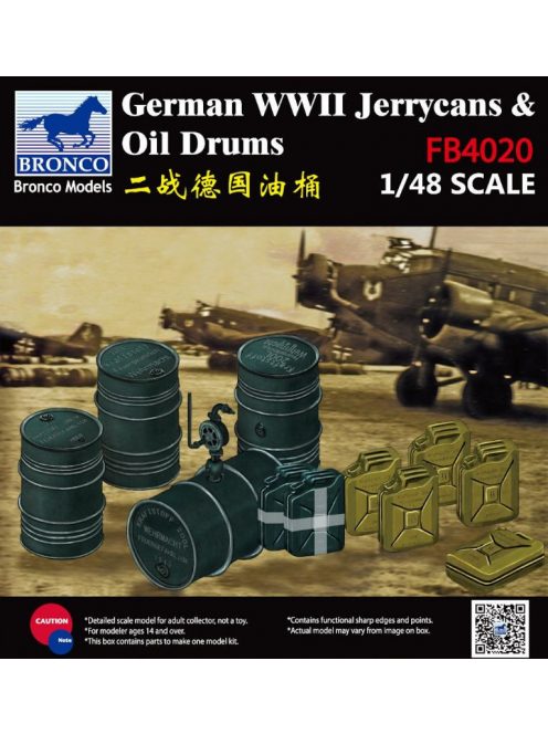 Bronco Models - WWII German Jerry Can & Fuel Drum