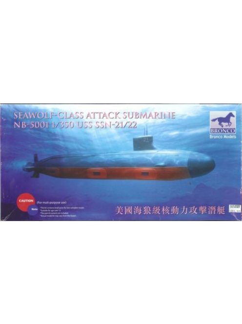 Bronco Models - USS SSN Sea-Wolf attack submarine