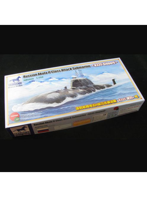 Bronco Models - Russian Akula II Class Attack Submarine 'K335 Giepard'