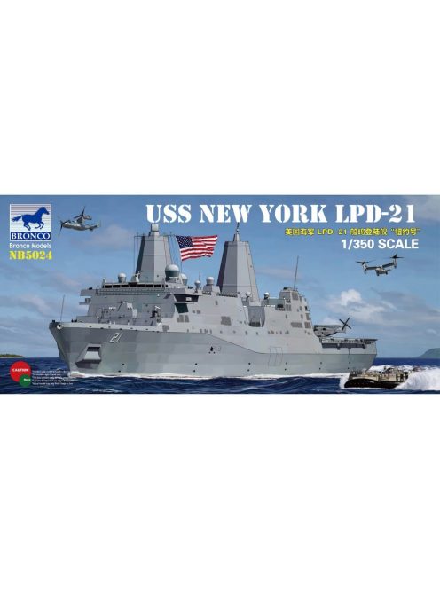 Bronco Models - USS LPD-21'New York'