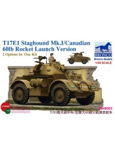   Bronco Models - T17E1 Staghound Mk.I/Canadian 601b Rocke Launch Version(2 Options In One Kit