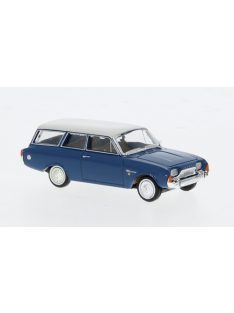   Brekina - Brekina, Ford Taunus P3 Turnier, blau/weiss, 1964, 1:87