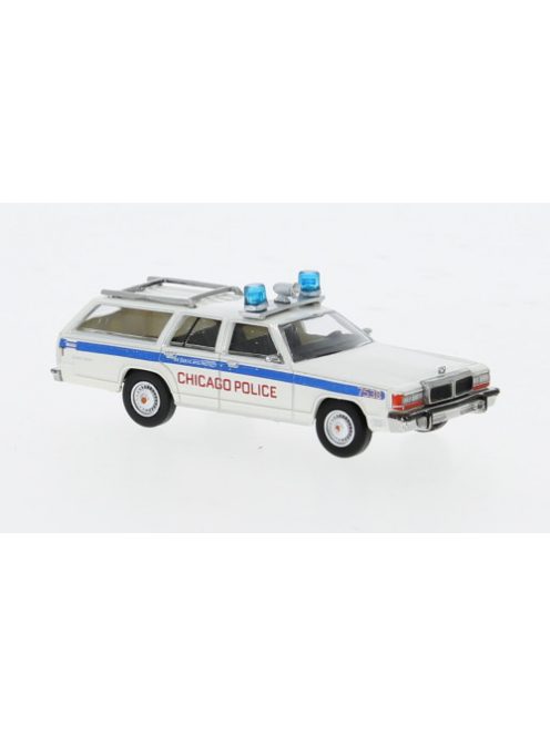 Brekina - Ford LTD Station Wagon, 1979, Chicago Police, 1:87