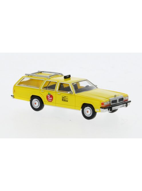 Brekina - Brekina, Ford LTD Station Wagon, 1979, Big Apple Cab, 1:87