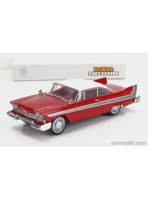 Brekina Plast - Plymouth Fury 1958 Red White