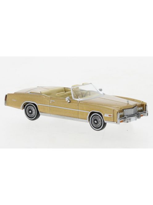 Brekina - Brekina, Cadillac Eldorado Convertible, beige, 1976, 1:87