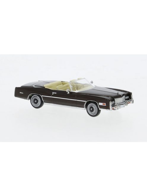 Brekina - Brekina, Cadillac Eldorado Convertible, dunkelbraun, 1976, 1:87