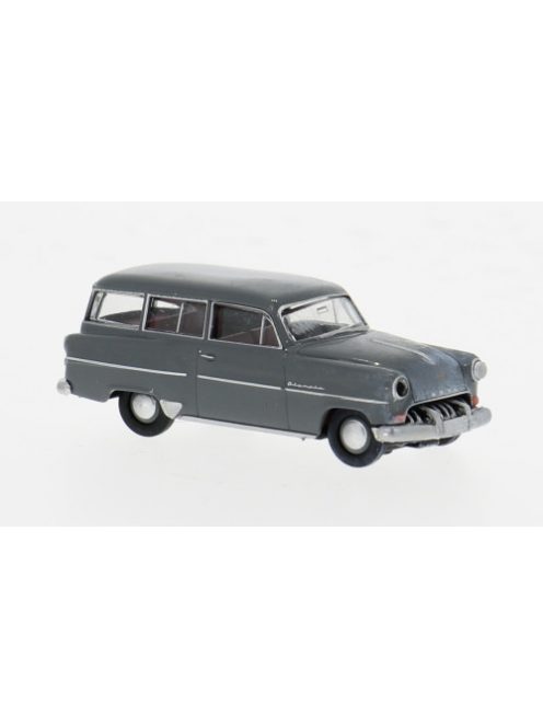 Brekina - Opel Olympia Caravan, dunkelgrau, 1954, 1:87