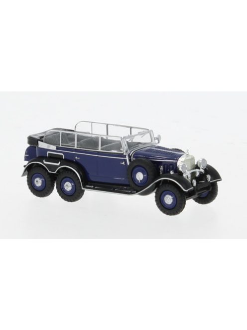 Brekina - Brekina, Mercedes G4, dunkelblau, 1938, 1:87