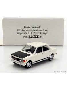 Brekina Plast - Fiat 128 1969 White Black