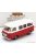 Brekina Plast - Fiat 238 Minibus 1966 Red White