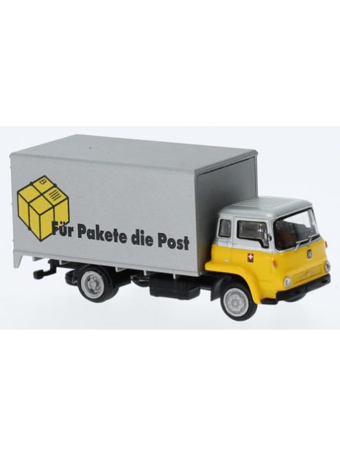 Brekina - Brekina, Bedford TK Koffer, 1971, PTT (CH), 1:87