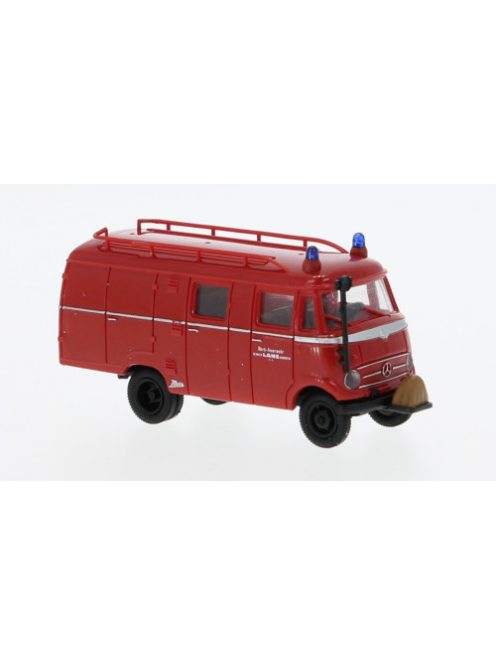 Brekina - Brekina, Mercedes LF 319 LF 8, 1956, Werkfeuerwehr Lanz, 1:87