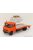 Brekina Plast - Mercedes Benz L608D Truck 1980 - Carro Attrezzi - Wrecker Road Service Orange Black