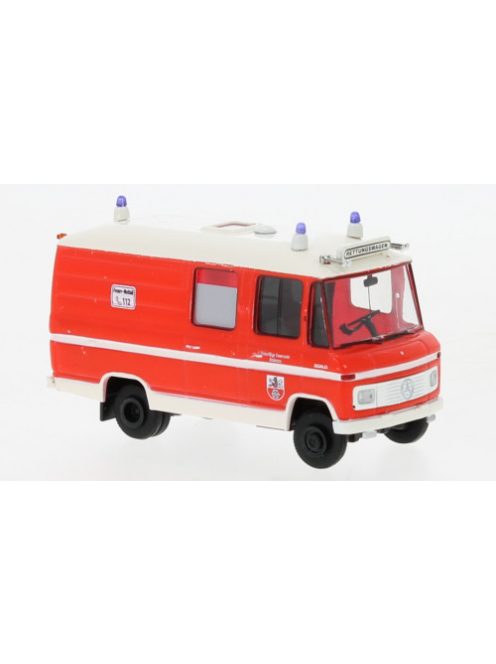 Brekina - Brekina, Mercedes L 508 RTW Ratingen, 1970, Feuerwehr Ratingen, 1:87