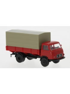   Brekina - Brekina, Borgward B 655 PP, rot/schwarz, 1959, 1:87