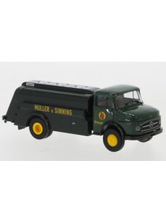   Brekina - Brekina, Mercedes L 322 Tankwagen, 1960, Müller & Sinning, 1:87