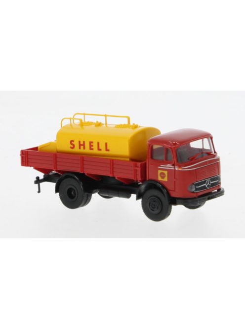 Brekina - Brekina, Mercedes LP 328 mit Aufsatz-Tank, 1960, Shell, 1:87