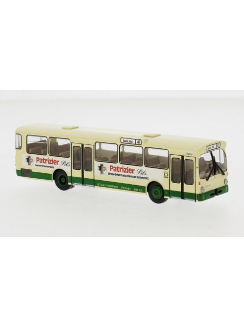 Brekina - Mercedes O 305 Stadtbus, 1972, Stadtwerke Bonn - Patrizer, 1:87