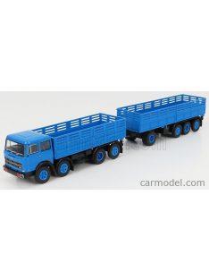 Brekina Plast - Fiat 691 Truck Millepiedi 4-Assi 1961 Blue