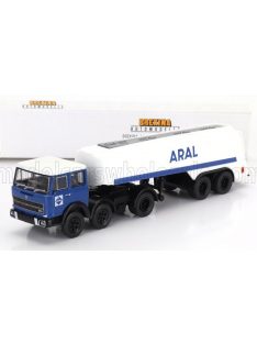 Brekina - FIAT 691 T TANKER TRUCK ARAL 1970 BLUE WHITE