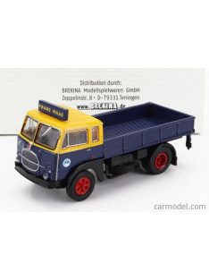   Brekina Plast - Fiat 642 Truck Pianale Frans Maas 1962 Blue Yellow