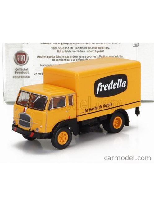 Brekina Plast - Fiat 642 Truck Cassonato Pasta Fredella 2-Assi 1962 Yellow Black