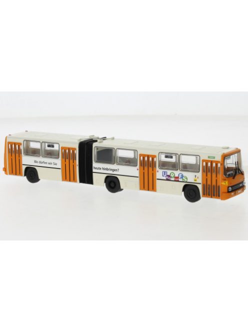 Brekina - Brekina, Ikarus 280.02, 1990, BVG - Eigenwerbung, 1:87