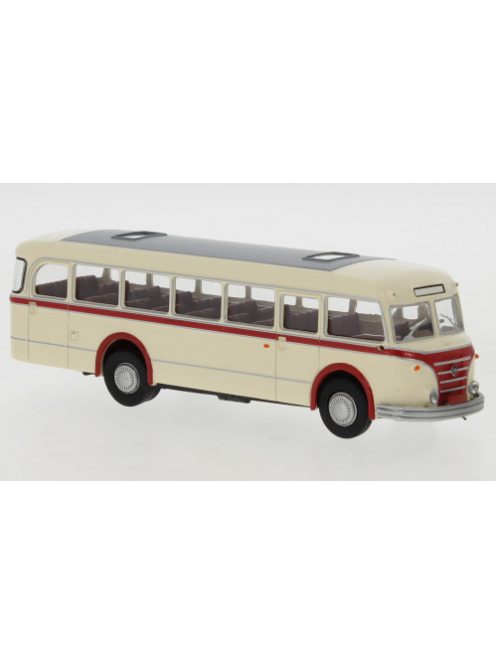 Brekina - Brekina, IFA H 6 B, hellbeige/rot, 1953, 1:87