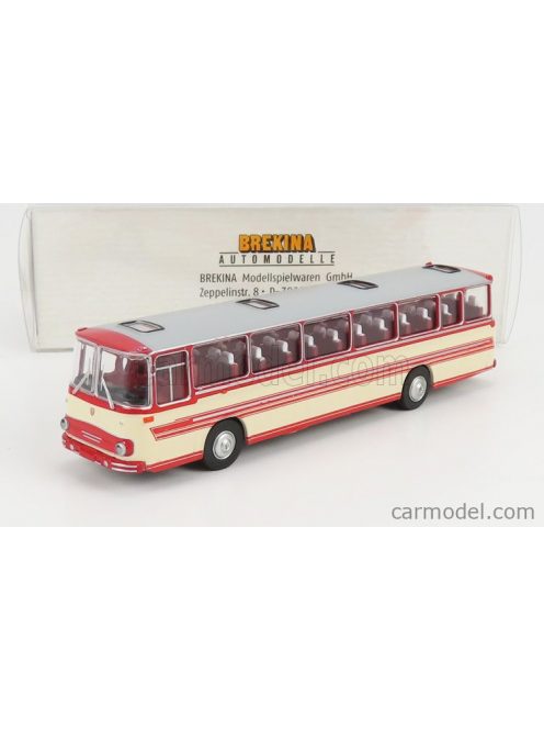 Brekina Plast - Fleischer S5 Autobus 1973 Red Cream