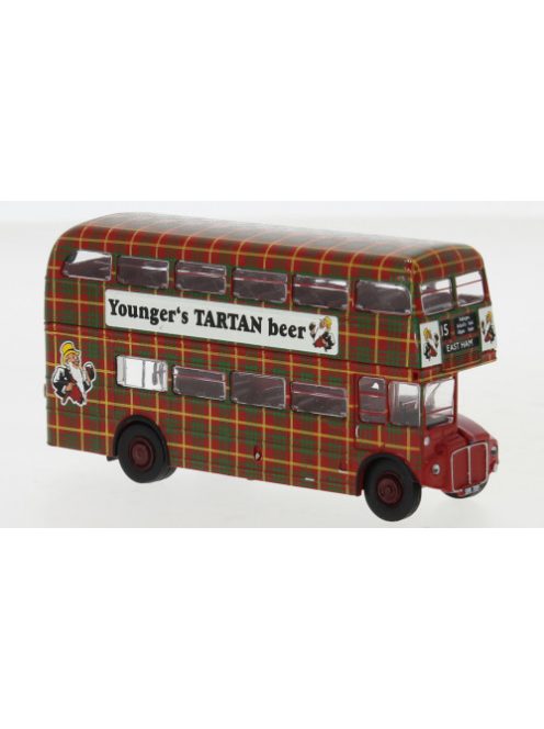 Brekina - Brekina, AEC Routemaster, 1960, Younger's Tartan beer, 1:87