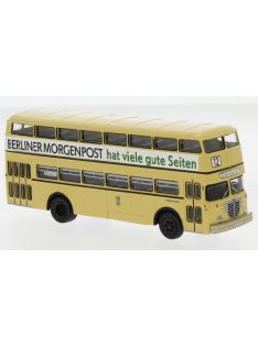   Brekina - Brekina, Büssing D2U Doppeldecker, 1960, BVG - Berliner Morgenpost, 1:87