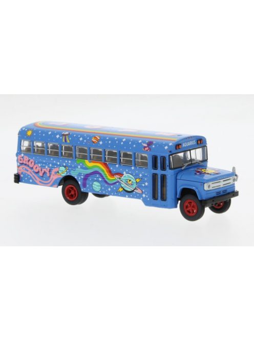 Brekina - Brekina, Dodge S 600, 1970, Hippie Bus, 1:87