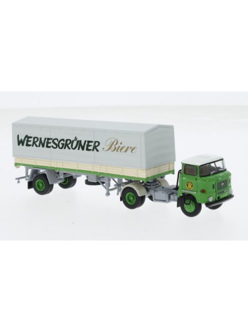 Brekina - IFA W 50 PP-SZ, 1965, Wernesgrüner Bier, 1:87