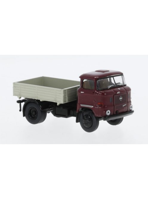 Brekina - Brekina, IFA W 50 Zugmaschine, dunkelrot/grau, 1965, 1:87