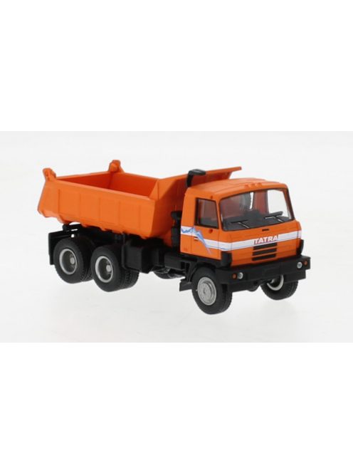 Brekina - Brekina, Tatra 815 Kipper, orange/schwarz, 1984, 1:87