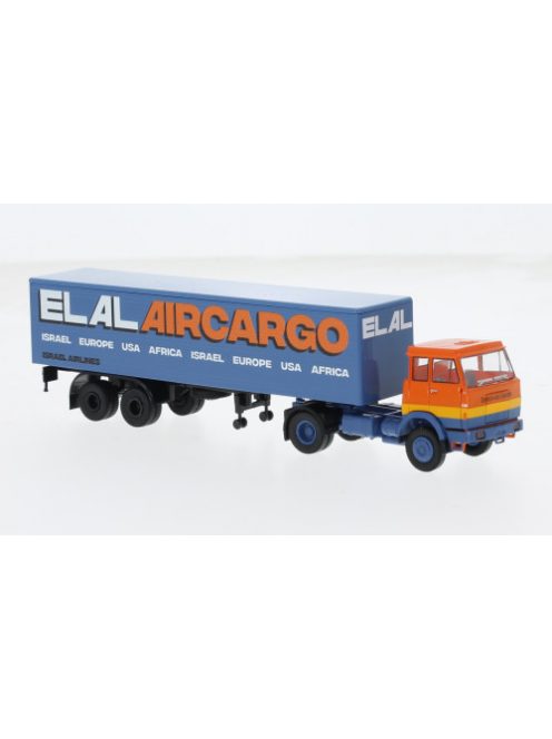 Brekina - Brekina, Hanomag Henschel F 161 S Koffer-SZ, 1969, van Swieten - ELAL Aircargo, 1:87