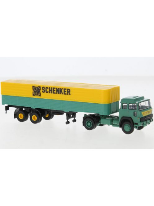 Brekina - Brekina, Magirus 310 D 16 PP-Sattelzug, 1974, Schenker, 1:87