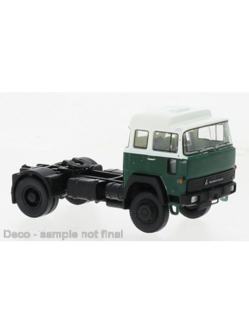 Brekina - Brekina, Magirus 310 D 16 SZM, weiss/dunkelgrün, 1974, 1:87