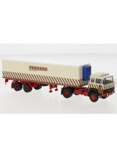   Brekina - Brekina, Magirus 310 D 16 Kühlkoffer-SZ, 1974, Ferrero, 1:87