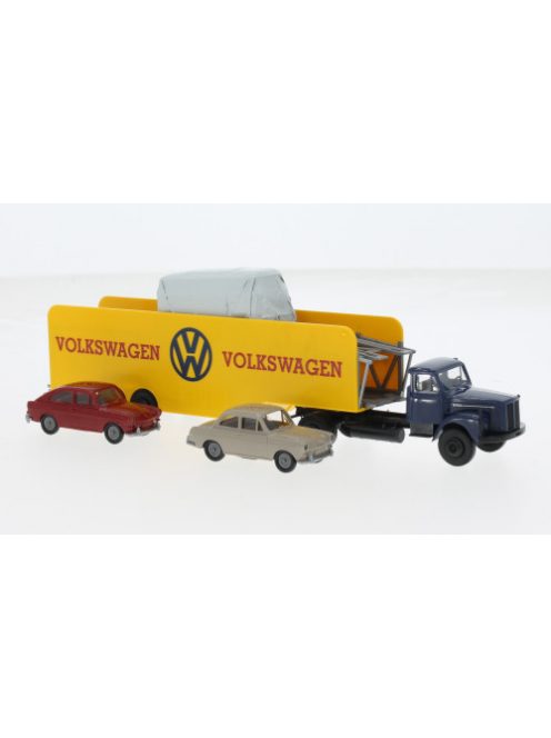 Brekina - Brekina, Scania L 111 Autotransport-SZ, 1962, Volkswagen, 1:87