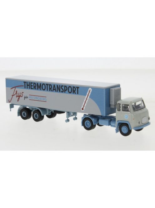 Brekina - Brekina, Scania LB 76 Kühlkoffer-SZ, 1962, SLAB, 1:87