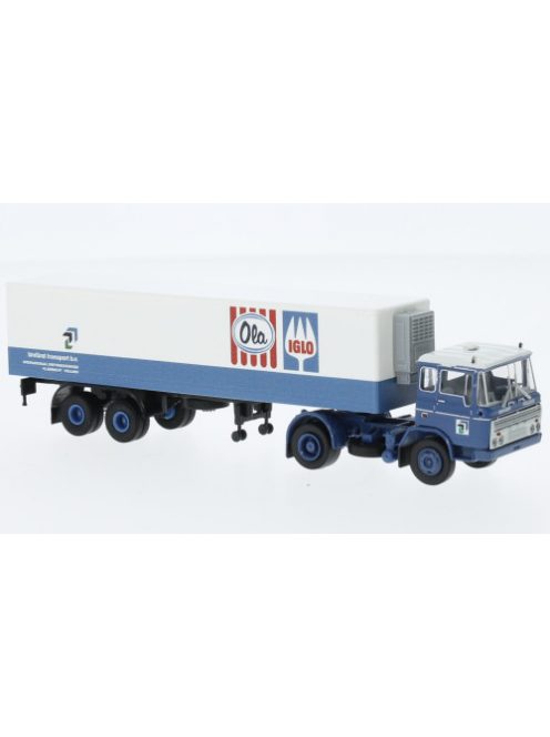 Brekina - Brekina, DAF FT 2600 Kühlkoffer-SZ, 1962, Binfürst - Iglo-Ola, 1:87