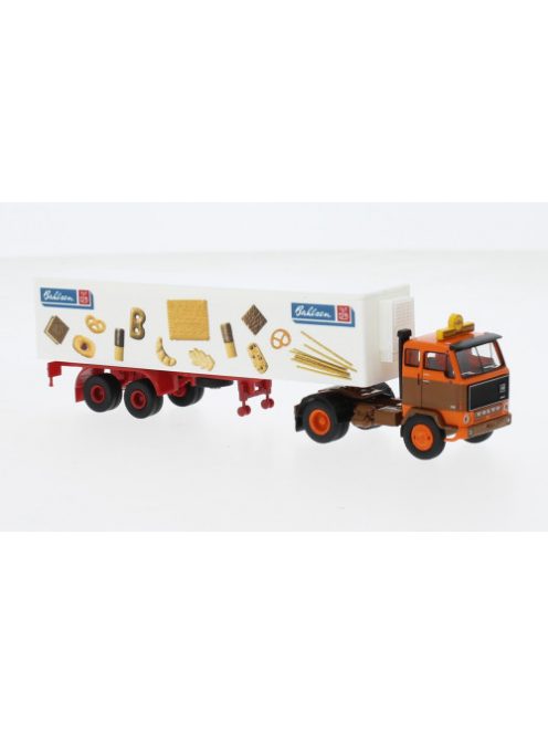 Brekina - Brekina, Volvo F 89 Koffer-SZ, 1972, Datra - Bahlsen, 1:87