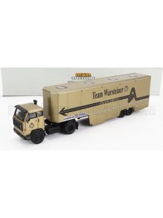   Brekina - VOLVO F89 TRUCK CAR TRANSPORTER TEAM F1 WARSTEINER ARROWS 1977 GOLD