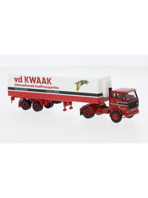 Brekina - Brekina, Volvo F 89 Koffer-SZ, 1972, v.d.Kwaak, 1:87