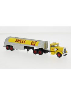 Brekina - Brekina, Peterbilt 281 Tank-SZ, 1955, Shell, 1:87