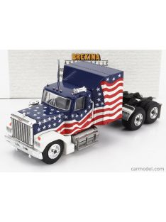   Brekina Plast - Gmc General Tractor Truck 1980 Blue Red White