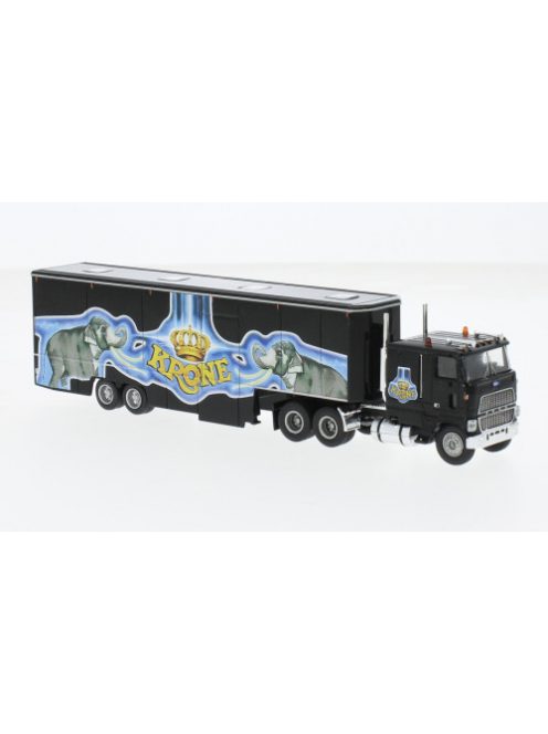 Brekina - Brekina, Ford CLT 9000 Sattelzug, 1978, Circus Krone, 1:87