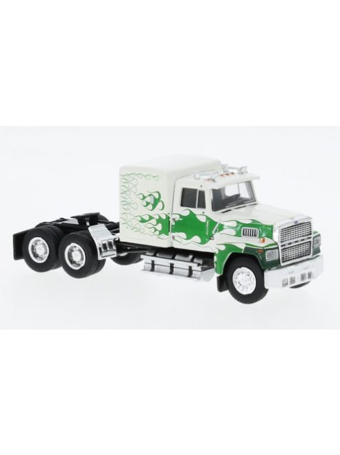 Brekina - Brekina, Ford LTL 9000, weiss/grün, 1978, 1:87